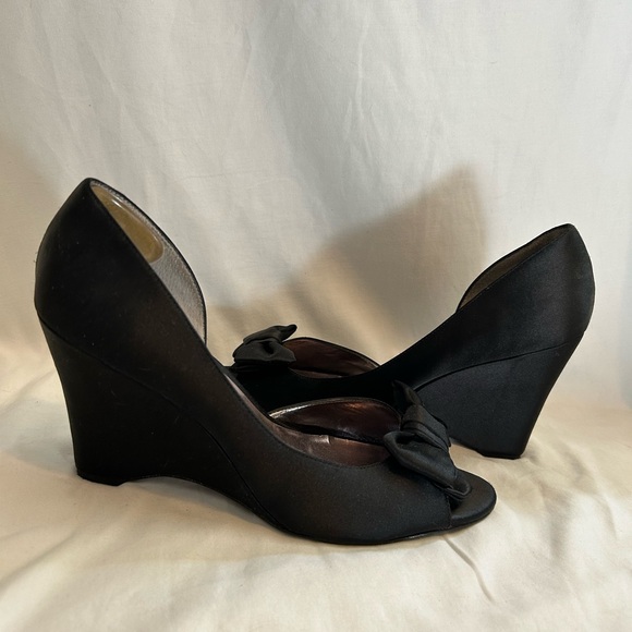 Lulu Townsend black peep toe pump - Picture 4 of 5